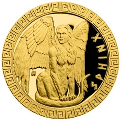 Niue: Mythical Creatures - Sphinx $5 Złoto 2022 Proof