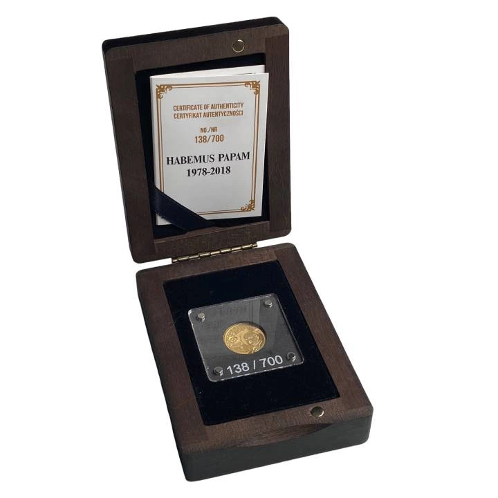 Niue: Habemus Papam 1978-2018 1/10 uncji Złota 2018 Proof