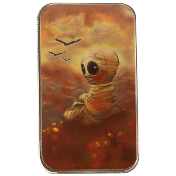 Sztabka Scottsdale Mint - When is Halloween? kolorowana 1 uncja Srebra 2025