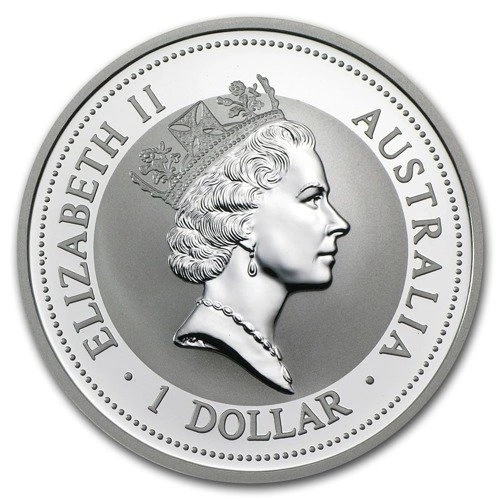 Kookaburra 1 uncja Srebra 1998