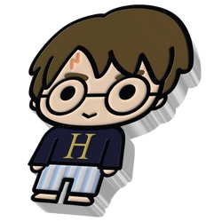 Niue: Harry Potter - Harry Potter Pyjama Chibi Coin kolorowany 1 uncja Srebra 2021 Proof
