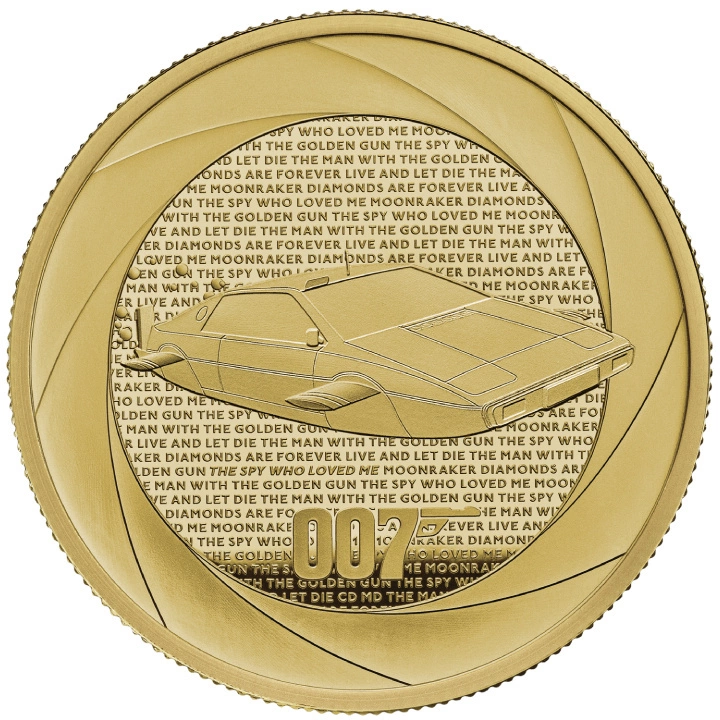 Bond Films of the 70s 1 uncja Złota 2023 Proof