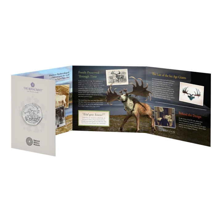 Ice Age Giants - Giant Deer 50p Miedzionikiel 2024