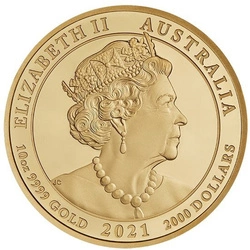 Diamentowy Koń 10 uncji Złota 2021 Proof