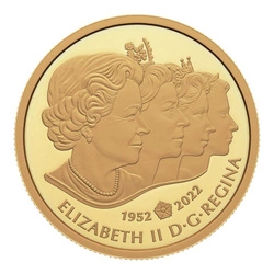  Canada: Queen Elizabeth II's Royal Cypher $200 Złoto 2022 Proof 