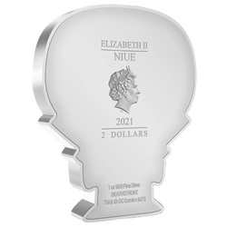 Niue: DC Comics - Deathstroke Chibi Coin kolorowany 1 uncja Srebra 2021 Proof