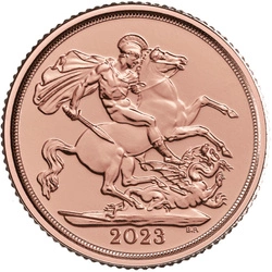 Wielka Brytania: The Coronation 1/4 Sovereign 2023