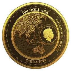 Tokelau: Terra 1 uncja Złota 2022 Prooflike