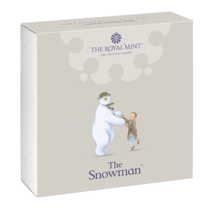 The Snowman kolorowany Srebro 2023 Proof