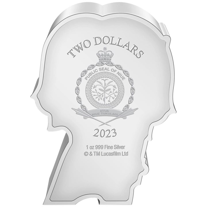 Niue: Star Wars - Luke Skywalker Chibi Coin kolorowany 1 uncja Srebra 2023 Proof