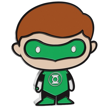Niue: DC Comics - Green Lantern Chibi Coin kolorowany 1 uncja Srebra 2020 Proof