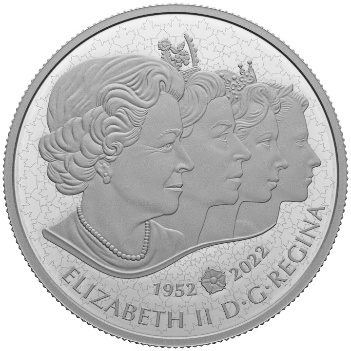 Canada: Queen Elizabeth II’s Reign $50 Srebro 2022 Proof