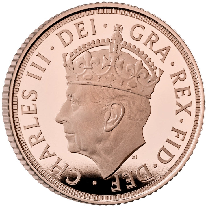 Wielka Brytania: The Coronation of His Majesty King Charles Sovereign Zestaw 5 monet 2023 Proof