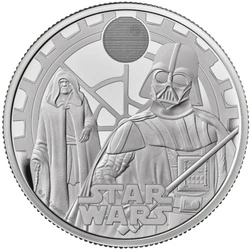 Star Wars: Darth Vader & Emperor Palpatine 1 uncja Srebra 2023 Proof