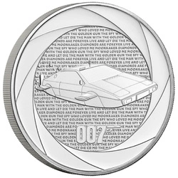 Bond Films of the 70s £5 Miedzionikiel 2023