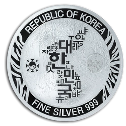 Koreański Tygrys 1 uncja Srebra 2019
