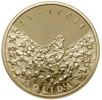 25-lecie NSZZ "Solidarność" 200 zł 2005  Proof 