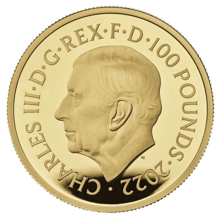 Zestaw 6 monet Premium Britannia Złoto 2023 Proof