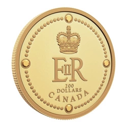  Canada: Queen Elizabeth II's Royal Cypher $200 Złoto 2022 Proof 