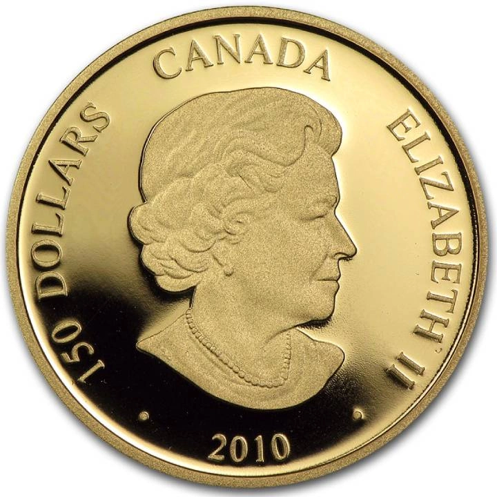 Canada: Year of the Tiger $150 Złoto 2010 Proof Hologram