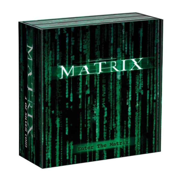 Niue: The Matrix - Enter The Matrix kolorowany 1 uncja Srebra 2022 Proof