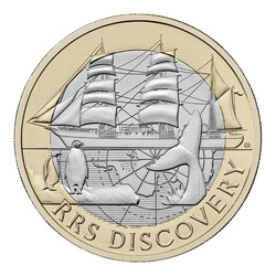 RRS Discovery £2 Miedzionikiel 2025