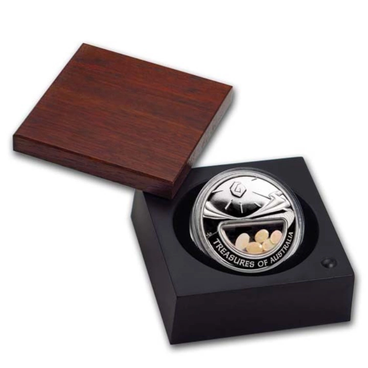 Treasures of Australia: Opals 1 uncja Srebra 2008 Proof