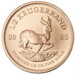 Krugerrand 1/2 uncji Złota Różne Roczniki