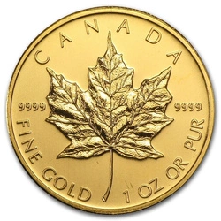 Kanadyjski Liść Klonowy 1 uncja Złota 2009