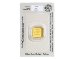 Sztabka Złota 1 uncja C Hafner Odlewana