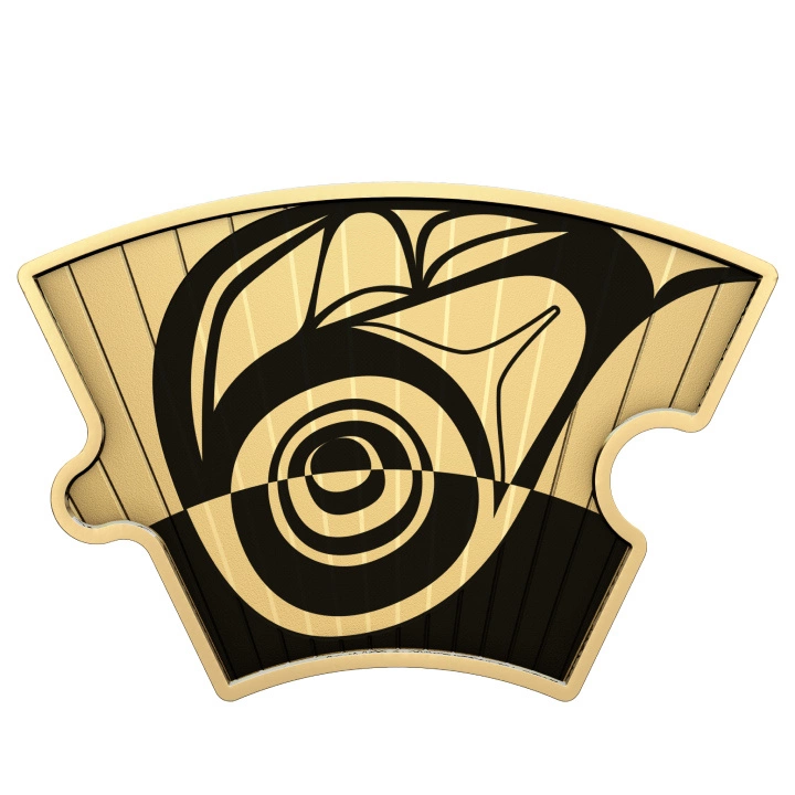 Zestaw Canada: The Celestial Circle kolorowany, pozłacany 8 srebrnych monet puzzli 2023 Proof