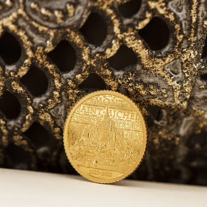Cook Islands: Mont-Saint-Michel 0,5 grama Złota 2023 Proof