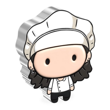 Niue: Friends - Monica Chibi Coin kolorowany 1 uncja Srebra 2022 Proof