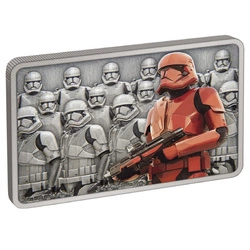 Niue: Star Wars Guards of the Empire - Sith Trooper kolorowany 1 uncja Srebra 2021 Antiqued Finish