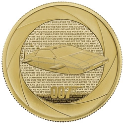 Bond Films of the 70s 2 uncje Złota 2023 Proof