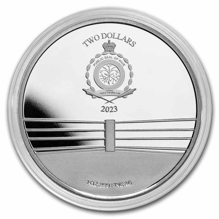Niue: Muhammad Ali 1 uncja Srebra 2023 Proof