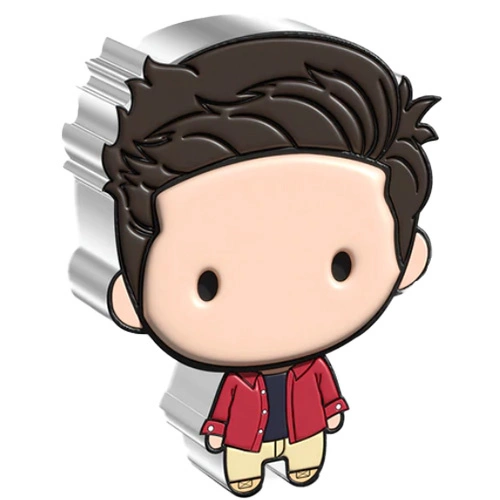 Niue: Friends - Ross Chibi Coin kolorowany 1 uncja Srebra 2022 Proof