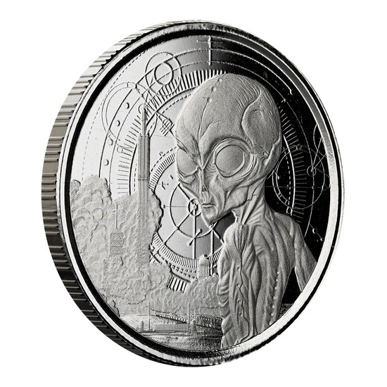 Ghana: Alien 1/2 uncji Srebra 2021
