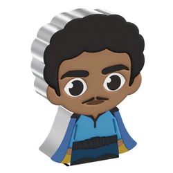 Niue: Star Wars Lando Calrissian Chibi Coin kolorowany 1 uncja Srebra 2023 Proof