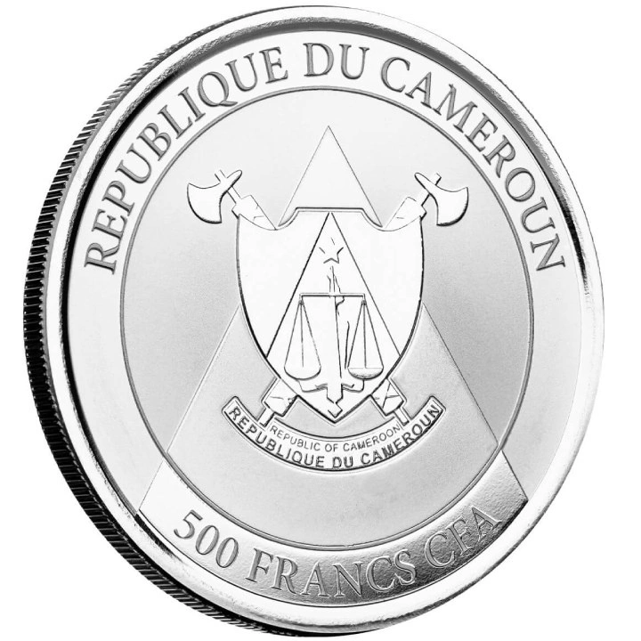 Cameroon: Cheetah 1 uncja Srebra 2022 Prooflike