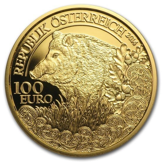 Wildlife in our Sights: Dzik 100 Euro 2014 Proof