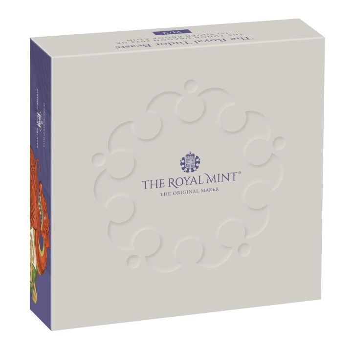 The Royal Tudor Beasts: The Tudor Dragon 1 uncja Srebra 2024 Proof