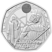 Star Wars: Darth Vader & Emperor Palpatine 50p Miedzionikiel 2023