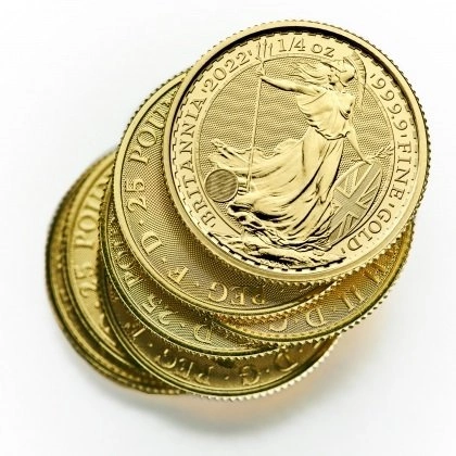 Britannia 1/4 uncji Złota 2022