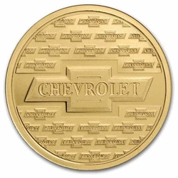 Chevrolet Genuine Parts Logo (1934-1940) 1 uncja Złota Certipack 