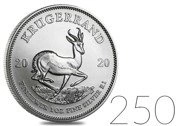 Krugerrand 1 Uncja Srebra 2020 PAKIET 250 SZTUK