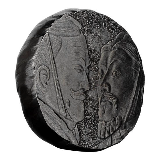 Fiji: Terracotta Warriors 5 uncji Srebra 2021 Antique Coin