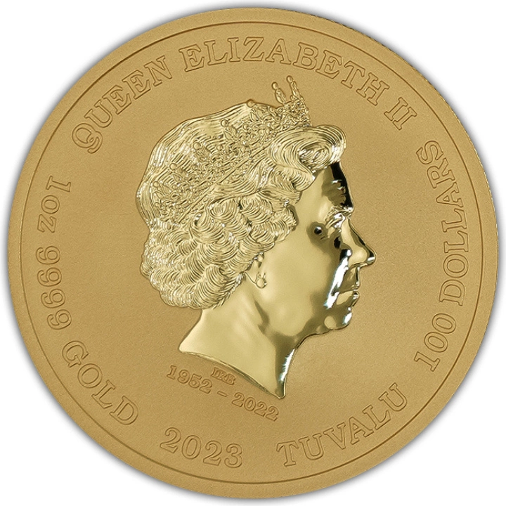 Tuvalu: Bogowie Olimpu - Artemida 1 uncja Złota 2023