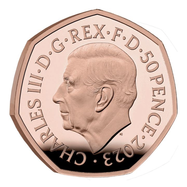 Harry Potter: Albus Dumbledore 50p Złoto 2023 Proof