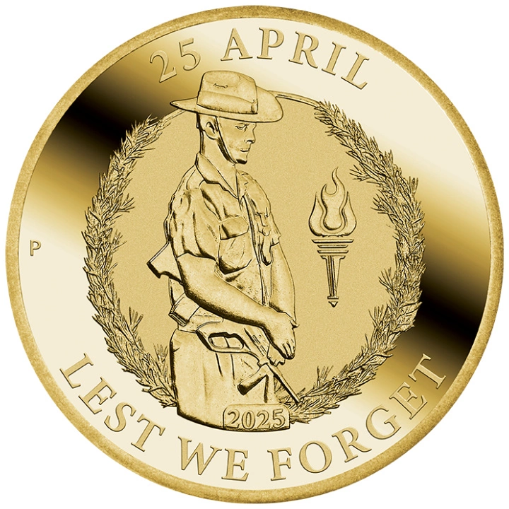 Anzac Day $1 Brąz Aluminiowy 2025 (moneta w karcie)